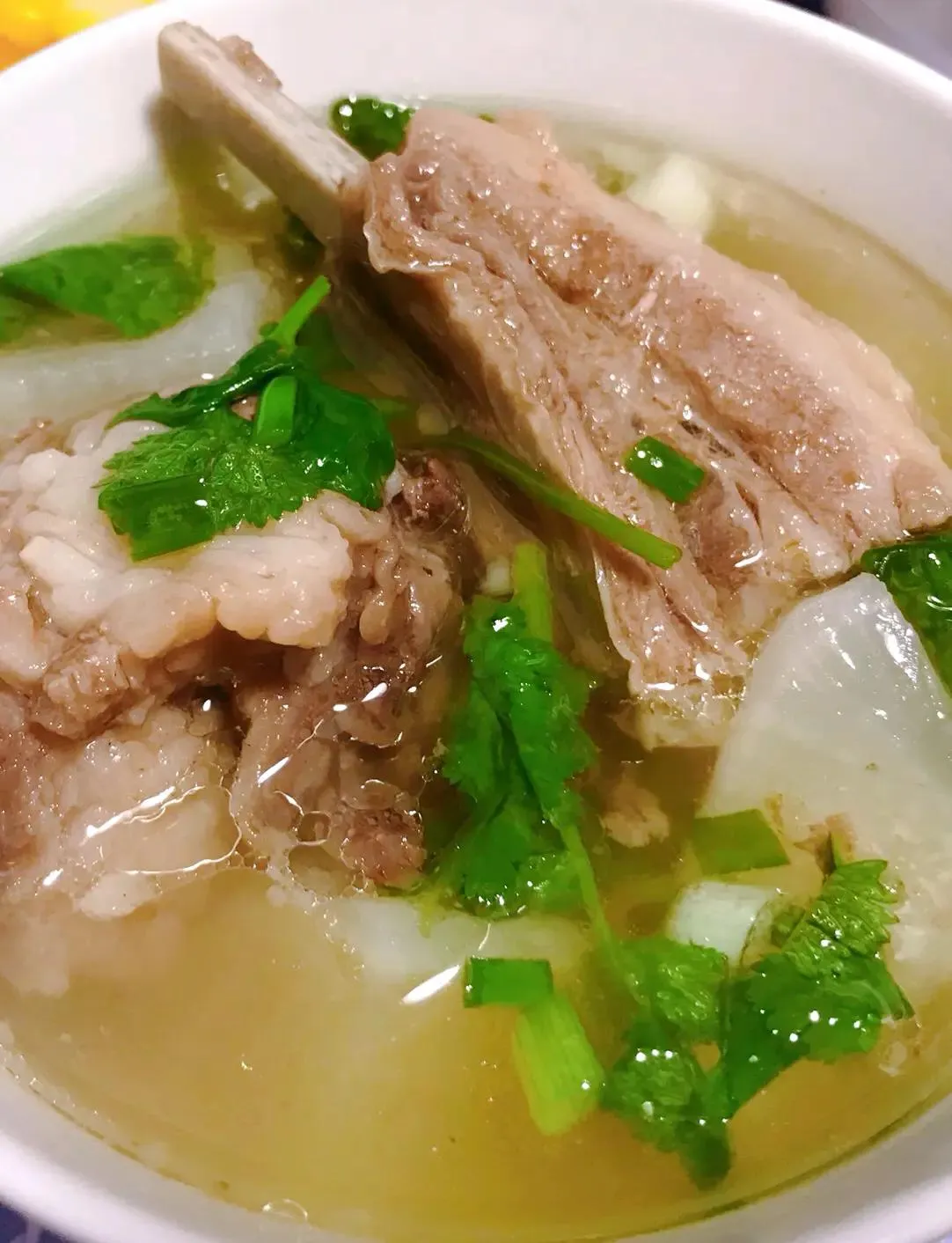 Lamb and radish stew — a warming winter bowl of braised lamb with daikon in clear broth